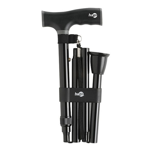 HealthPersonalCare: Hugo Comfort Grip Cane   Black