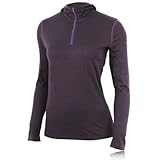 Icebreaker Oasis Women's Long-Sleeved Striped Top with Hood