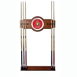NHL Ottawa Senators 2 piece Wood and Mirror Wall Cue Rack