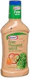 Kraft Free Thousand Island Fat Free Dressing, 16-Ounce Plastic Bottles (Pack of 6) Image