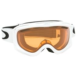 Oakley Unisex-Adult Ambush Snow Goggles(Polished White,Persimmon)