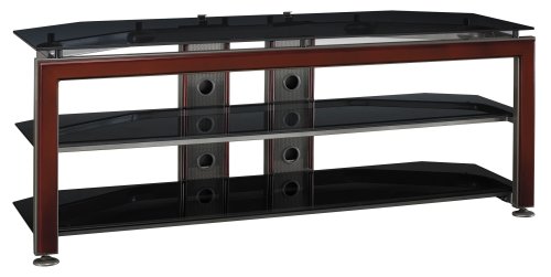 Bush Furniture Universal Large TV Stand, Cherry Veneer super low price