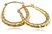 Tuscany Gold Damen-Ohrringe 375 Gelbgold 9ct Mini Textured Creole - 1.53.3879