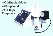 Pibbs 497 Mini-Sanitizer w/optional 2930 High Frequency