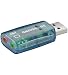 Elektronik : USB Soundkarte 2.0 USB AM - 2x3,5mm stereo Buchse