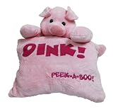 Playmaker Peek A Boo Pig Plush Transforming Pillow