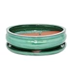 Bonsai-Schale mit Unterteller, oval,...