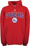 Philadelphia 76ers Red Arch Logo Fleece Hooded Sweatshirt