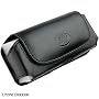 Black Horizontal Leather Pouch For LG VX10000 Voyager VX-10000 Phone Case Cover with Belt Clip Magnetic Closing