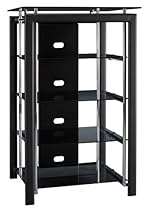 Hot Sale BUSH FURNITURE Midnight Mist Audio Tower,