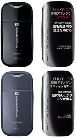 Shiseido ADENOGEN Hair Energizing Hair (Shampoo 220ml + Conditioner 220ml) x 2 Set