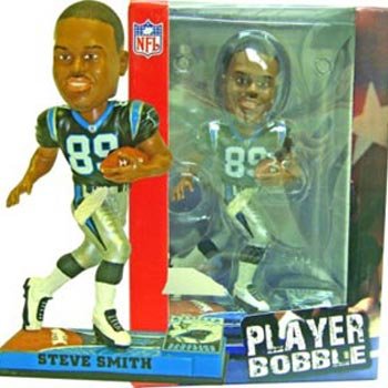 Steve Smith Panthers 2007 Player Bobblehead Figure (Quantity of 1)
