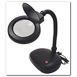 Desk Magnifier Lamp 3.5' 5X Magnifying Glass