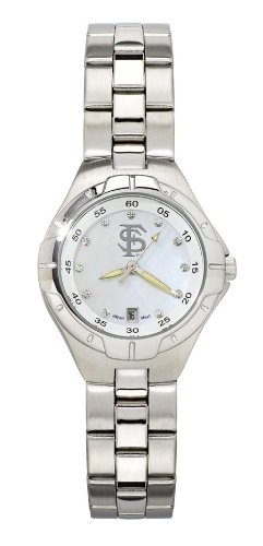 Florida State Seminoles FSU NCAA Womens Bracelet Mop Dial Watch