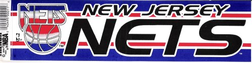 NEW JERSEY NETS NBA TYPE 2 decal bumper sticker