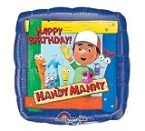 Happy Birthday Handy Manny 18 Square Mylar Balloon