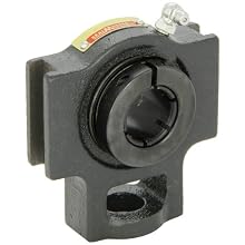 Sealmaster ST-16T Take-Up Unit, Standard Duty, Regreasable, Skwezloc Collar, Felt Seals, Cast Iron Housing, 1" Bore, 17/32" Slot Width, 3" Between Frames