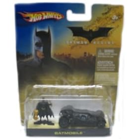 Mattel Hot Wheels 2005 1:64 Scale Batman Begins Black Mini Batmobile and Figure Die Cast Car Gift... by Mattel
