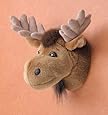 11" Moose Head Plush Stuffed Animal Toy