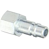 Dixon Valve DCP18 Steel Air Chief Industrial Interchange Air Fitting, Quick-Connect Plug, 1/2" Coupling x 1/2" NPT Female Thread, 150 CFM Flow Rating