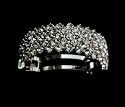 Rhinestone Swarovski Crystal Ponytail Holder Bridal Hair Accessory - For Weddings, Party, Pageants, Proms, Christmas Gift