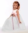Brand New Sara Lene Flower Girl Wedding Silk Top Pink/white Dress From Baby to Teens