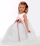 Brand New Sara Lene Flower Girl Wedding Silk Top Pink/white Dress From Baby to Teens