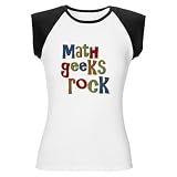 Math Geeks Rock Nerd Humor Women's Cap Sleeve T-Sh