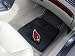 A Set of 2 NFL Universal Fit Front Vinyl Floor Mats - Arizona Cardinals