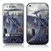 Death on Hold Design Protector Skin Decal Sticker for Apple 3G iPhone / iPhone 3GS 3G S