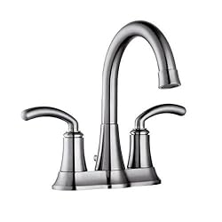 Ana Bath BF22510 Two Handle 4 Centerset Lavatory Faucet, PVD Brushed Nickel Finish