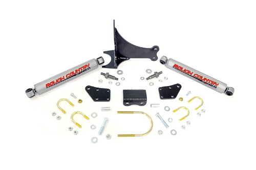 Rough Country 87491 Dual Steering Stabilizer Kit On Sale