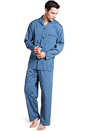 Revere Collar Striped Pyjamas