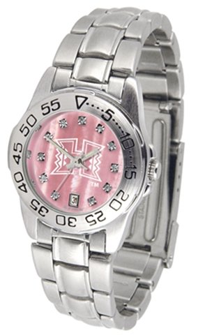 Hawaii Warriors UH NCAA Womens Pearl Sports Watch