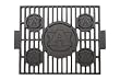 NCAA Auburn University Tigers Sports Cast Iron Branding Iron Grill Accessory