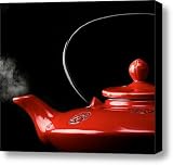 Chinese red teapot Canvas Print / Canvas Art – Artist Gabriela Insuratelu