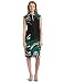 JAX Women's Print Ponte Dress