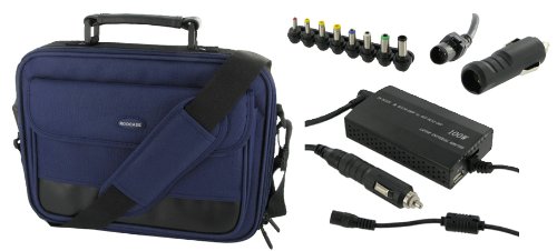 41bb88ngZmL Check Out rooCASE 4n1 Asus Eee PC 1001P MU17 BU 10.1 Inch Royal Blue Netbook Carrying Bag with AC and DC Adapter Charger Home / Car / Airplane   Classic Series Bag   Dark Blue for $44.98