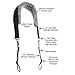Sheepskin Lined Camera Strap, Naturally Breathable, Soft, Comfortable - Black