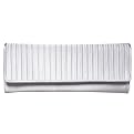 Merona&reg; Pleated Flap Clutch - Silver