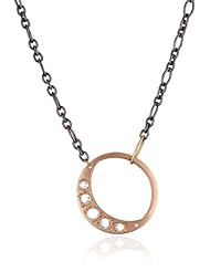 Alberian & Aulde "Constellation" Moonstone Rocking Moon Necklace