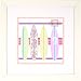 Girly Surfboards Wall Art - 12x12"