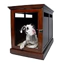 Mahogany 34 Tall TownHaus Indoor Wooden Dog Crate Table