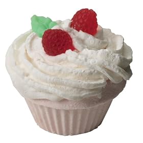 Fizzy Baker Cupcake Bath Bomb - Raspberries