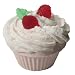 Fizzy Baker Cupcake Bath Bomb - Raspberries