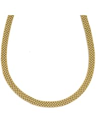 18KT Yellow Mesh Flat 8mm Bracelets Length = 18