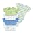Gerber 5-Pack Variety Onesies Brand One Piece Underwear - Boys, 3-6 Months