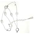 Body Jewelry Sterling Silver Belly Chain Max Length 40 inches (b234)