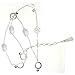 Body Jewelry Sterling Silver Belly Chain Max Length 40 inches (b234)