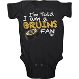 Old Time Hockey Boston Bruins Lemming Team Creeper Kids Size 6 Months